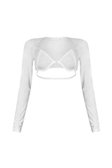 Wicked Games Mesh Bustier Top
