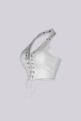 Raven Lace Up Halter Top