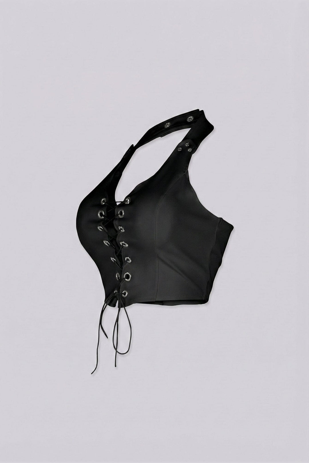 Raven Lace Up Halter Top