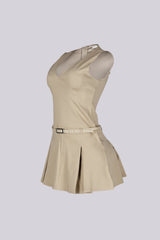 Clémence Parisian V-Neck Mini Dress