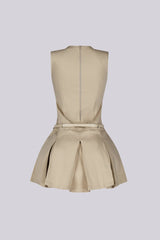 Clémence Parisian V-Neck Mini Dress