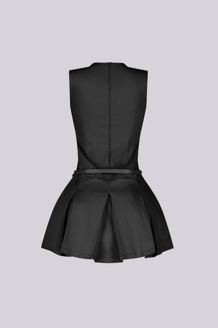 Clémence Parisian V-Neck Mini Dress