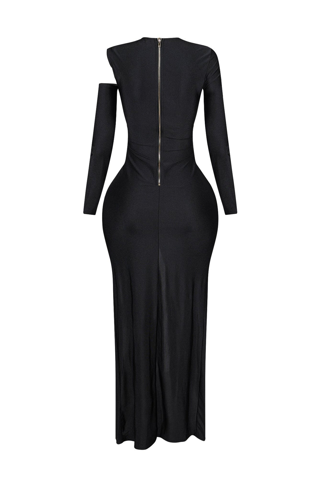 Montana Nylon Metal Chain Maxi Dress