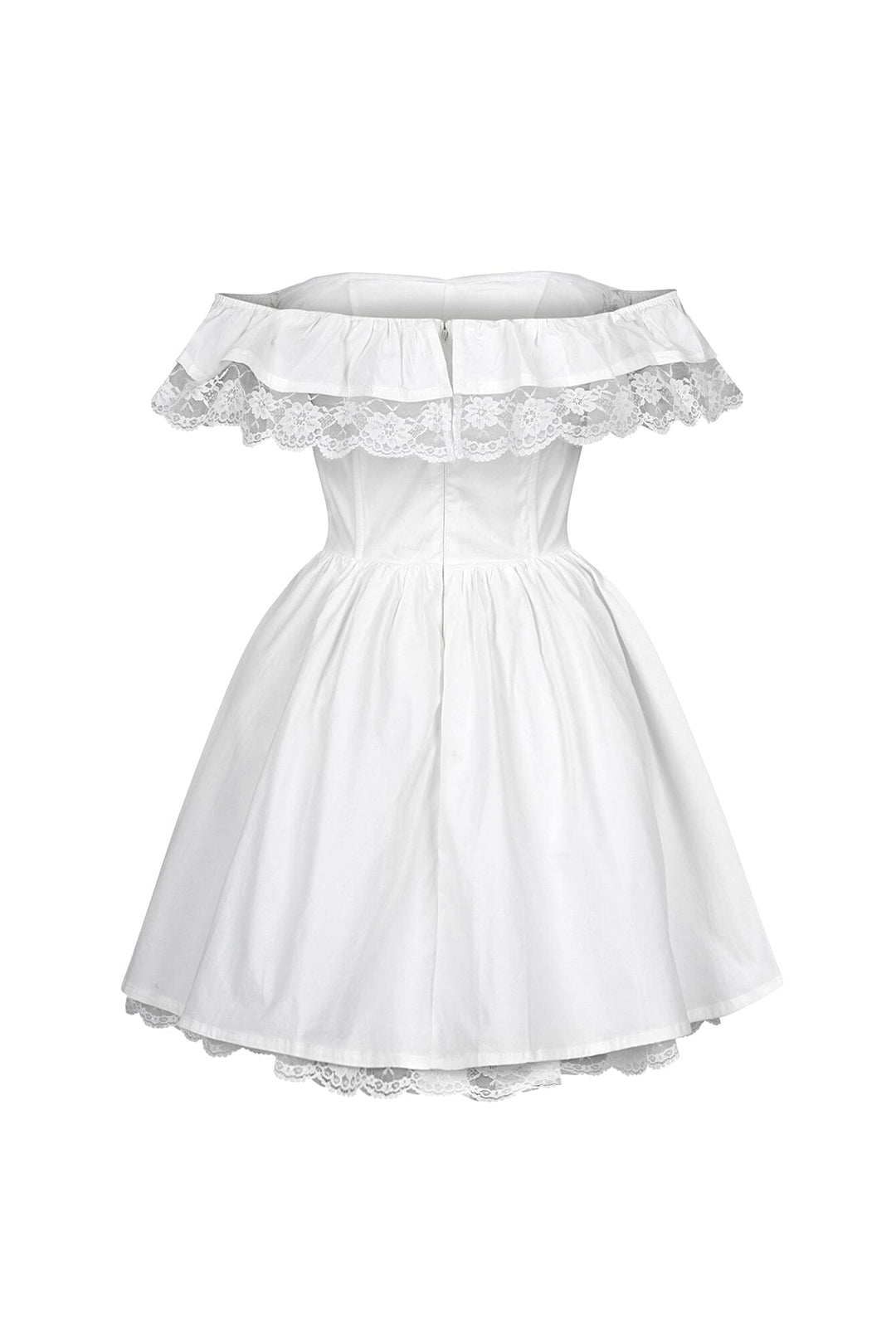 Minami Poplin Off Shoulder Mini Dress