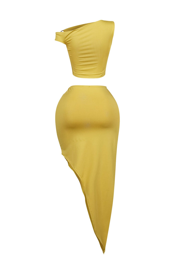 Tiernan Gold Ring Top &amp; Skirt SET