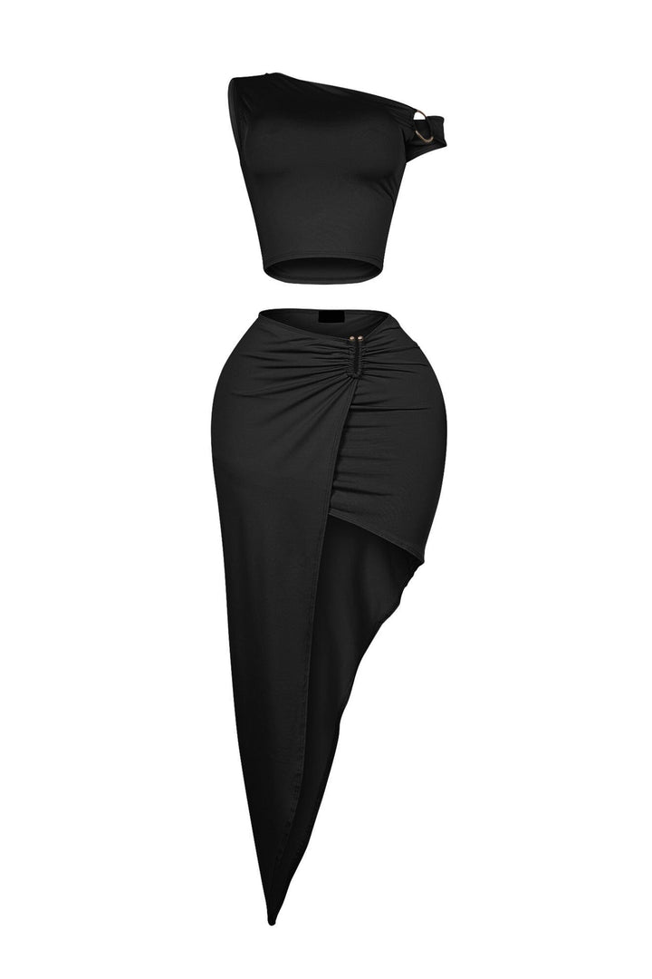 Tiernan Gold Ring Top &amp; Skirt SET