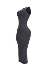 Cataleya Mineral Washed Sleeveless Midi Dress