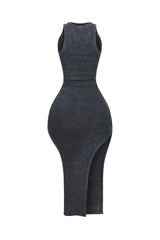 Cataleya Mineral Washed Sleeveless Midi Dress