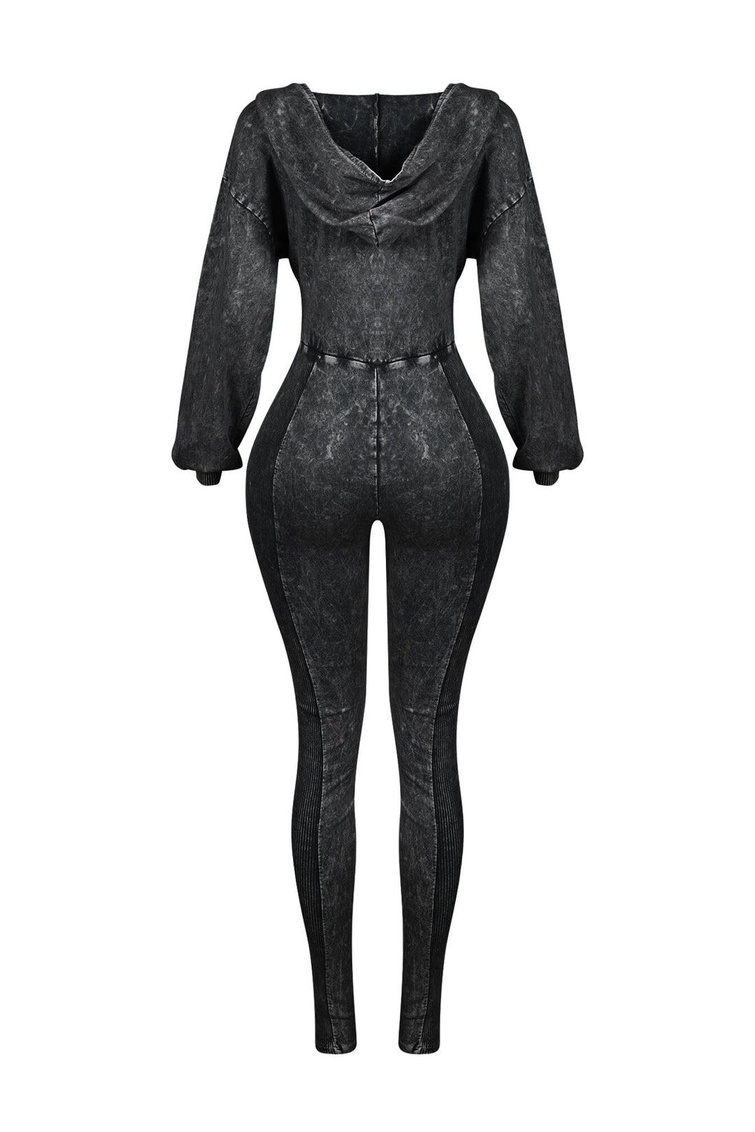 Margaret Mineral Washed Zipper Jumpsuit