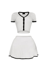 Astrid Sweater Top &amp; Skirt SET