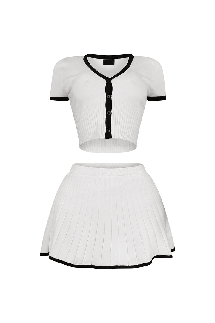 Astrid Sweater Top &amp; Skirt SET