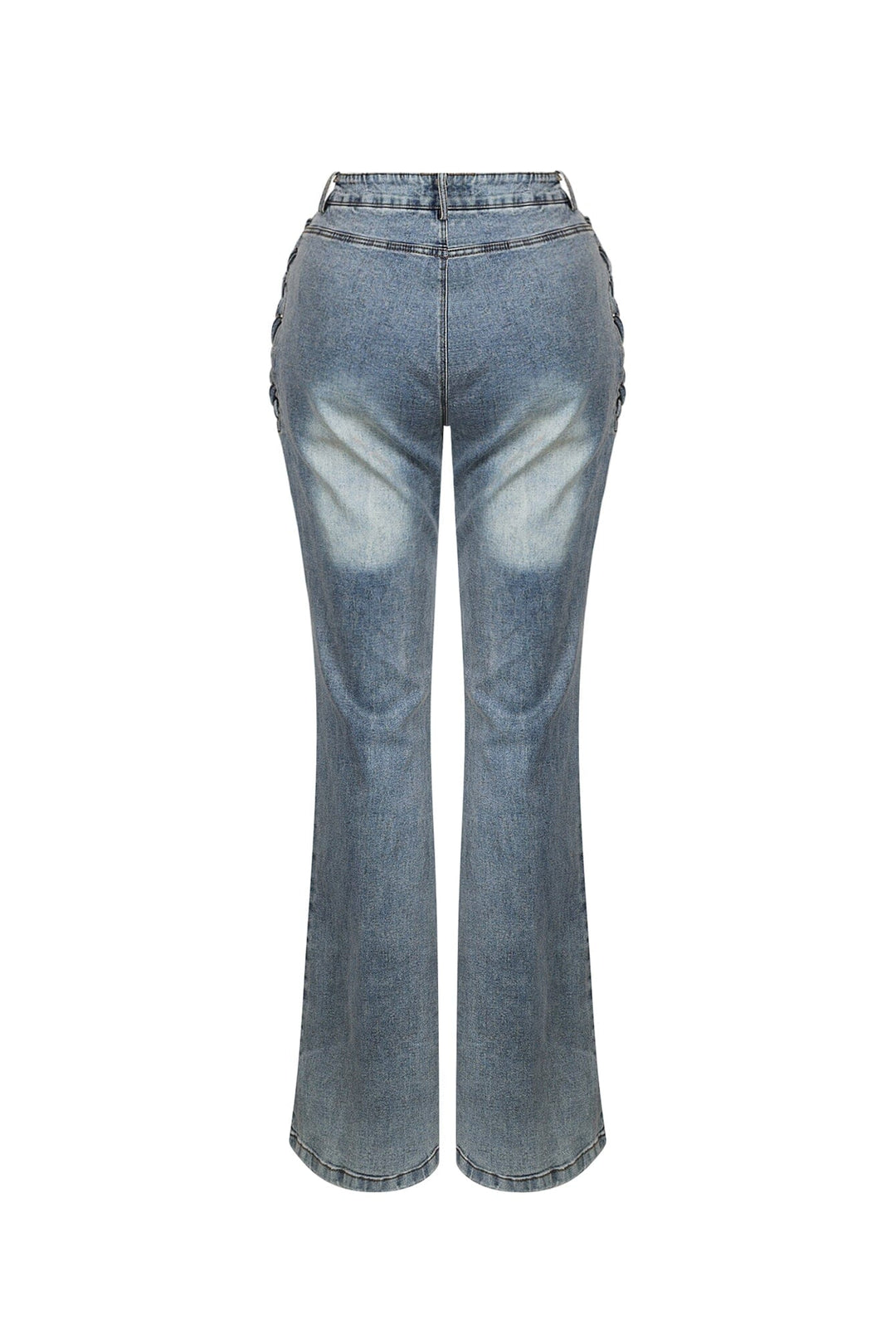 Stering Denim Lace Up Jeans
