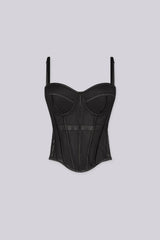 Viera Sheer Mesh Corset Top