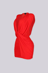 Merlot Deep Rouge Midi Dress