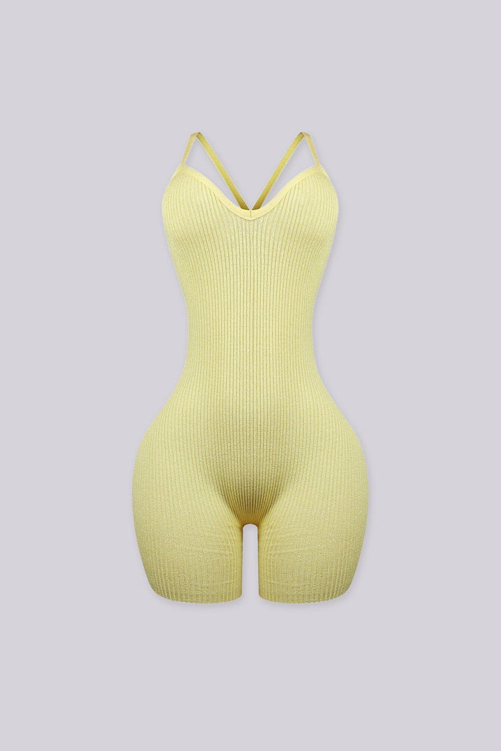 Maude Ribbed Knit Romper