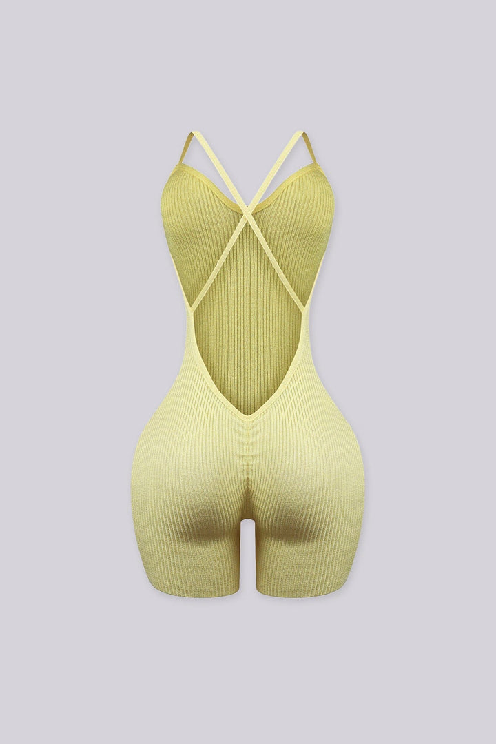 Maude Ribbed Knit Romper