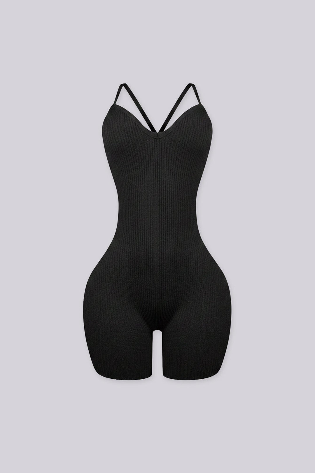 Maude Ribbed Knit Romper