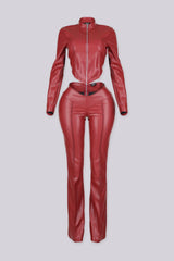 MC Iconic PU Jacket &amp; Pants SET