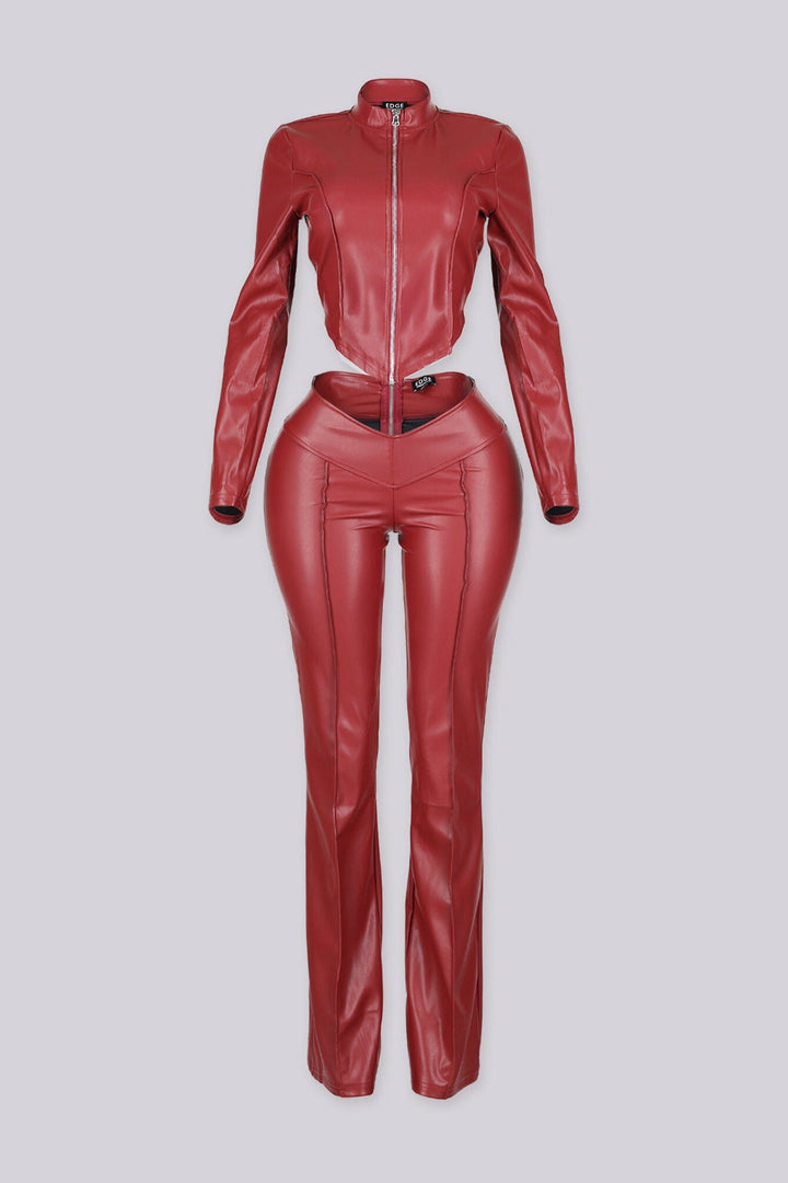 MC Iconic PU Jacket &amp; Pants SET