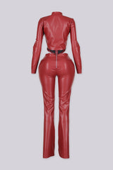 MC Iconic PU Jacket &amp; Pants SET