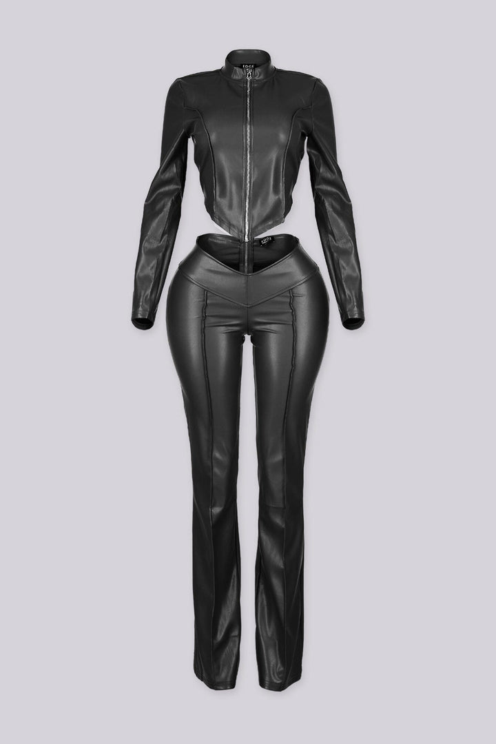 MC Iconic PU Jacket &amp; Pants SET