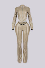 MC Iconic PU Jacket &amp; Pants SET