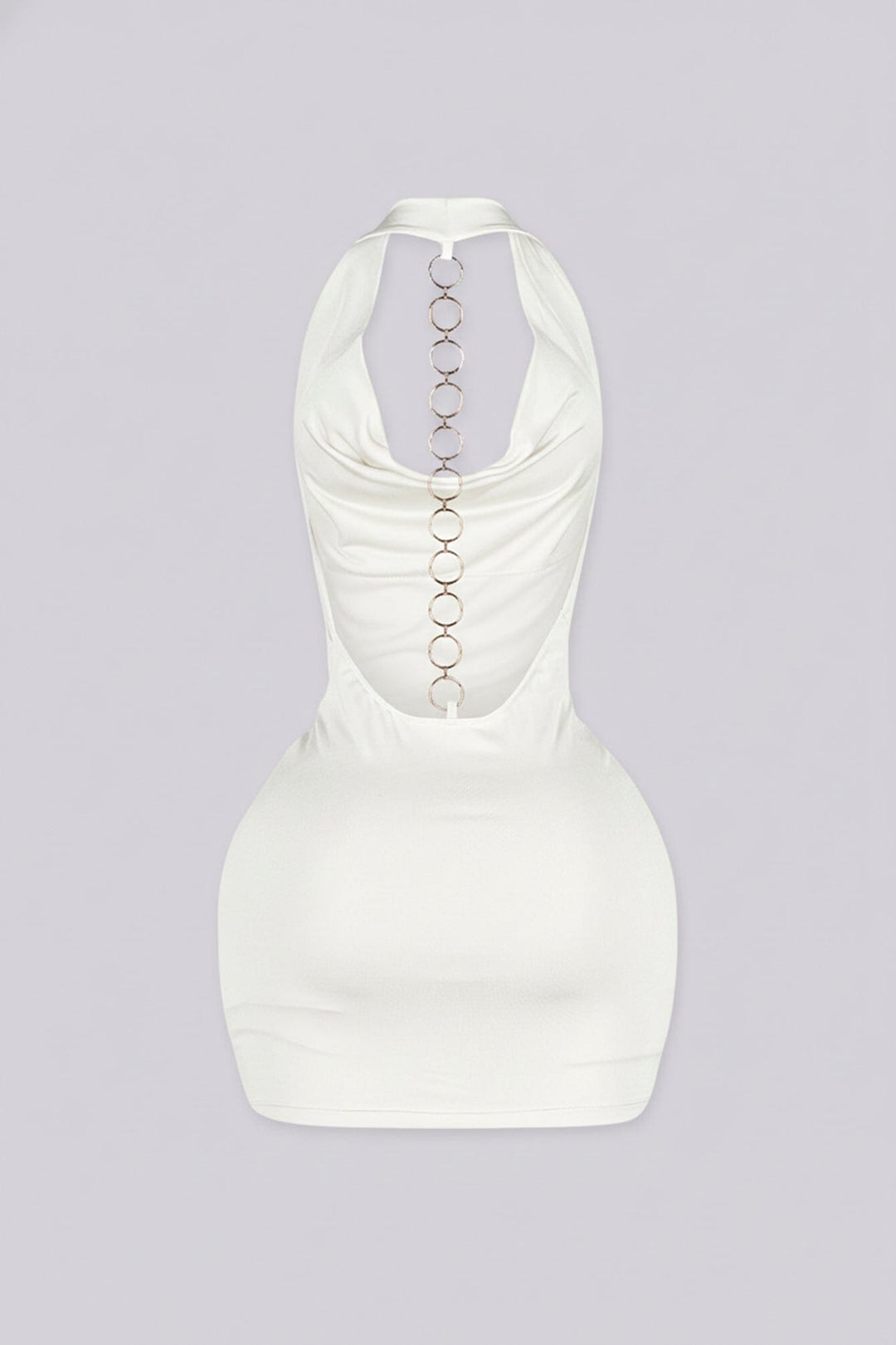 Soleil O-Ring Drape Mini Dress