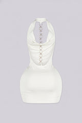 Soleil O-Ring Drape Mini Dress