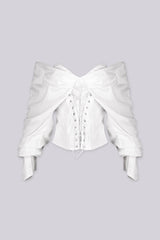 Dawn Corset Off-Shoulder Blouse