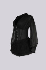Valeria Corset Tulle Romper
