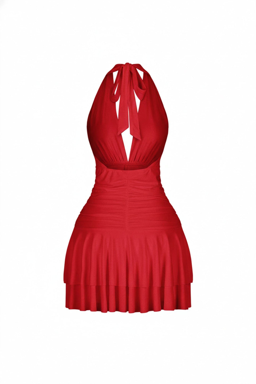 Spinning Cat Flared Mini Dress