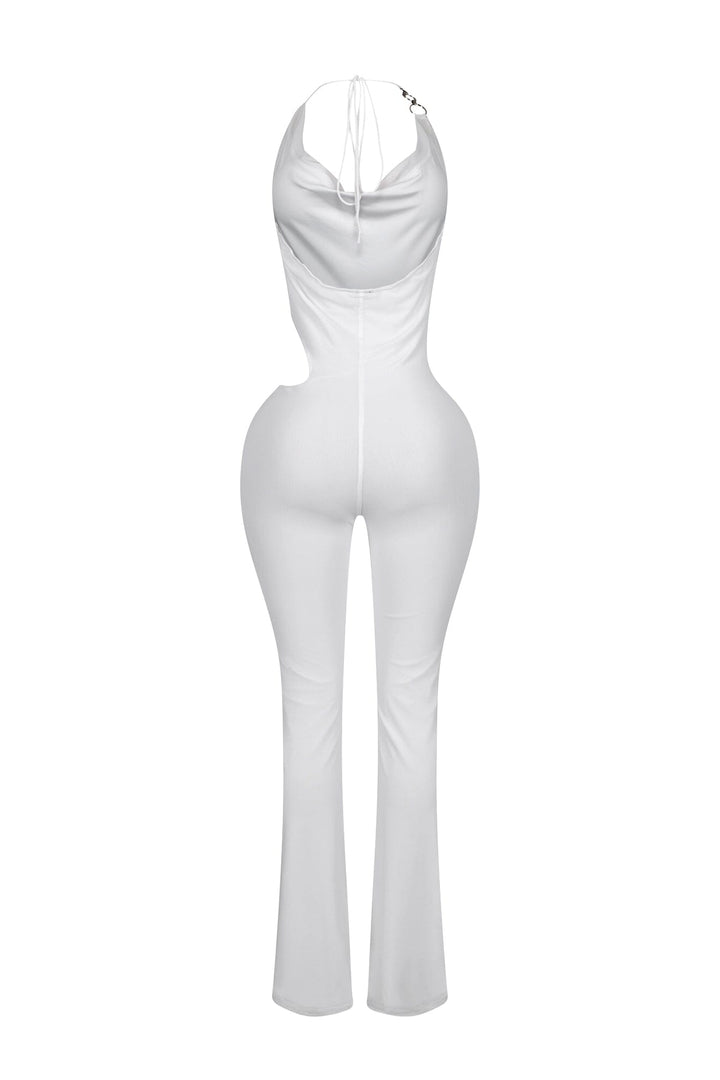 Shiva O Ring Cut Out Detail Jumpsuit
