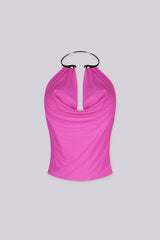 Etta Ring Halter Crop Top