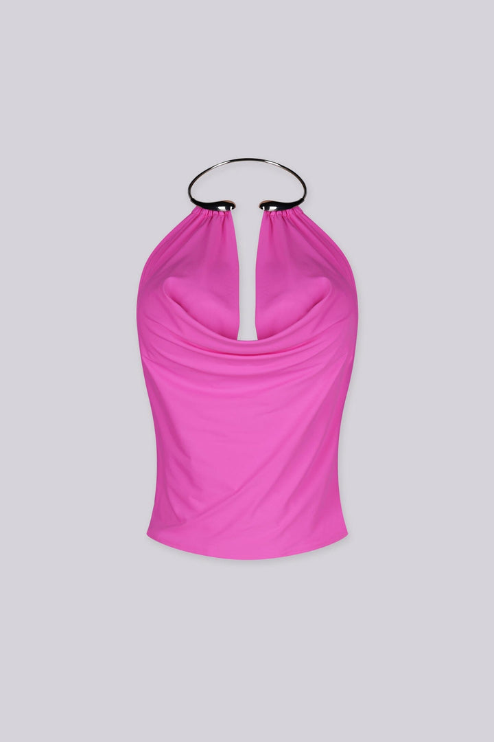 Etta Ring Halter Crop Top