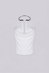 Etta Ring Halter Crop Top
