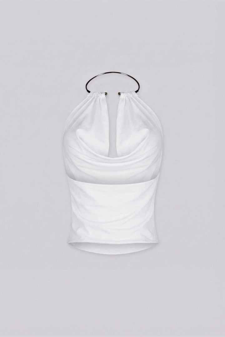 Etta Ring Halter Crop Top