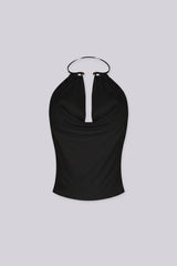 Etta Ring Halter Crop Top