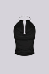 Etta Ring Halter Crop Top