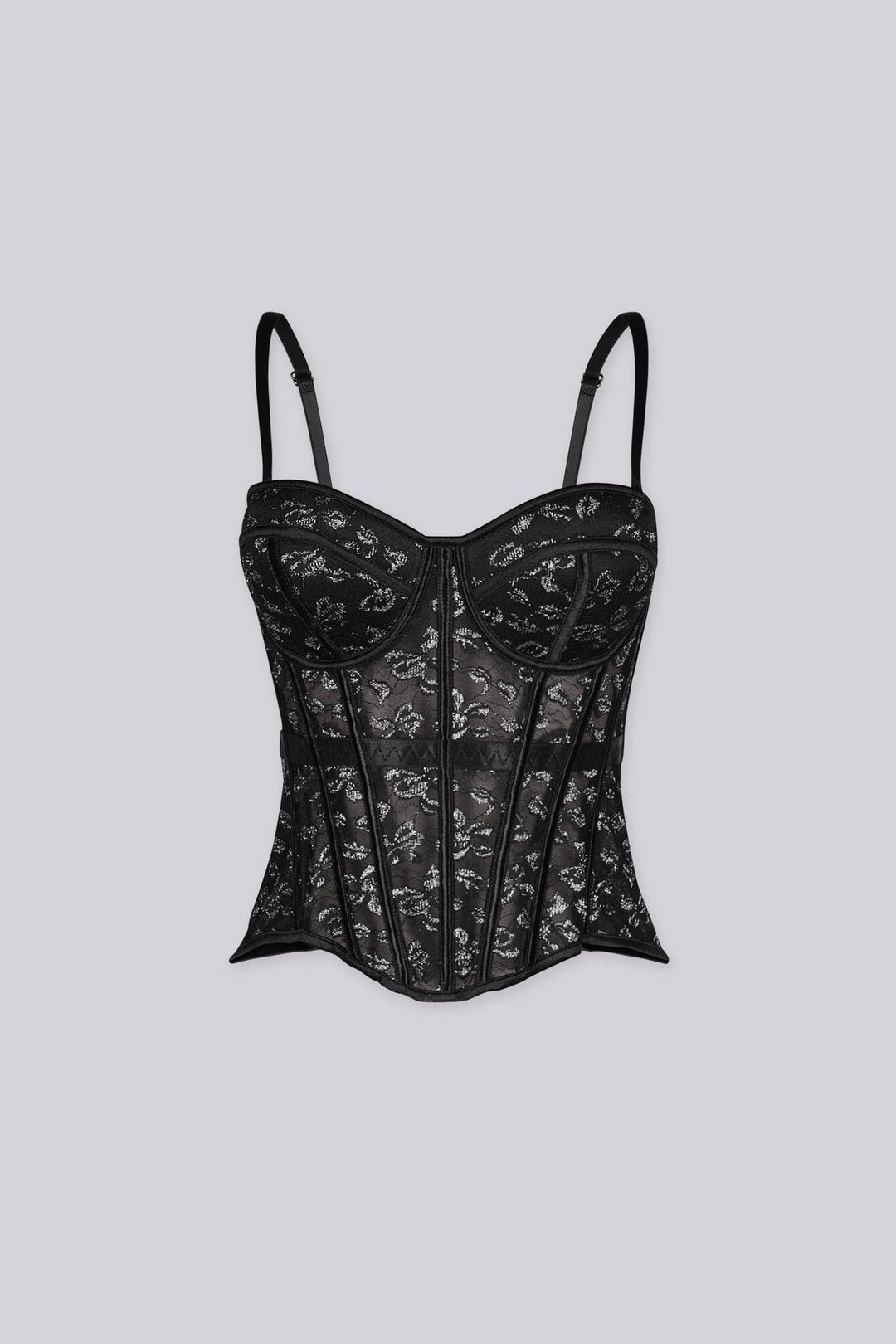 Odette Sheer Bustier Corset Top
