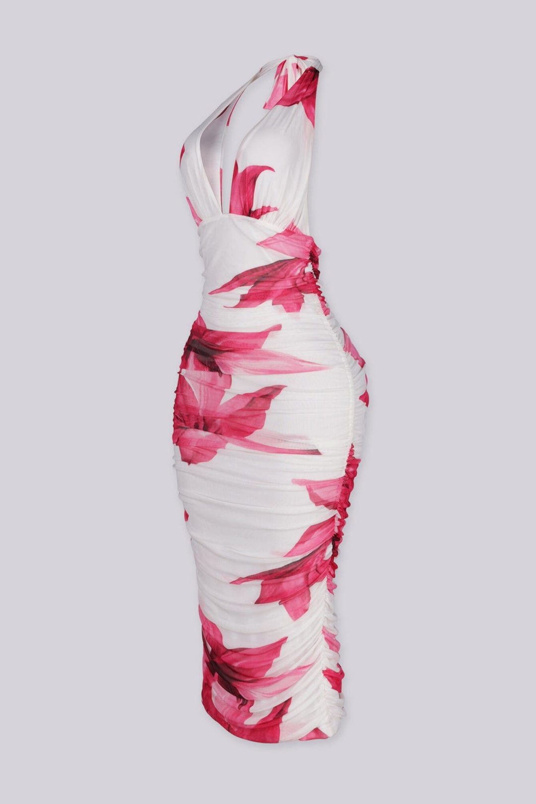 Stole the Show Halter Midi Dress