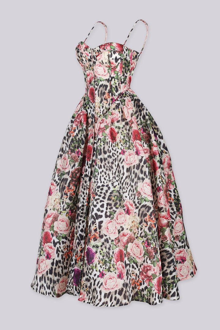 Gilded Predator Maxi Dress