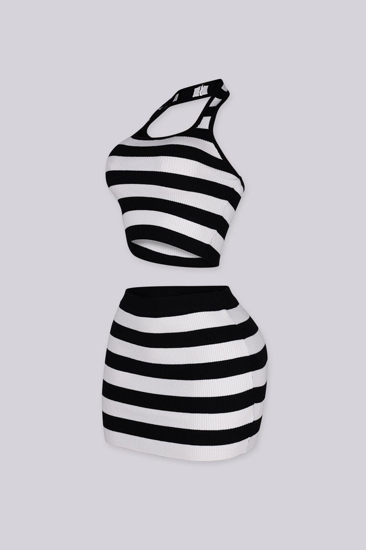 Bold Rhythm Knit Top &amp; Skirt SET