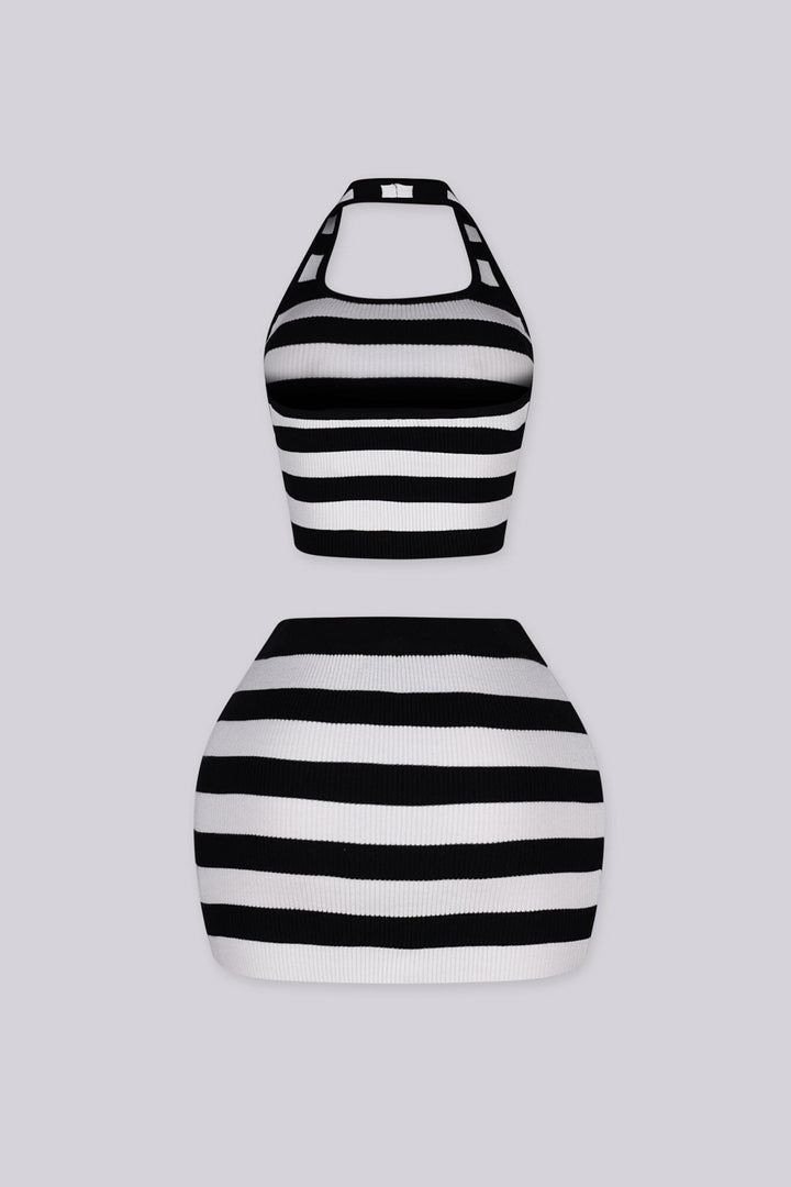 Bold Rhythm Knit Top &amp; Skirt SET