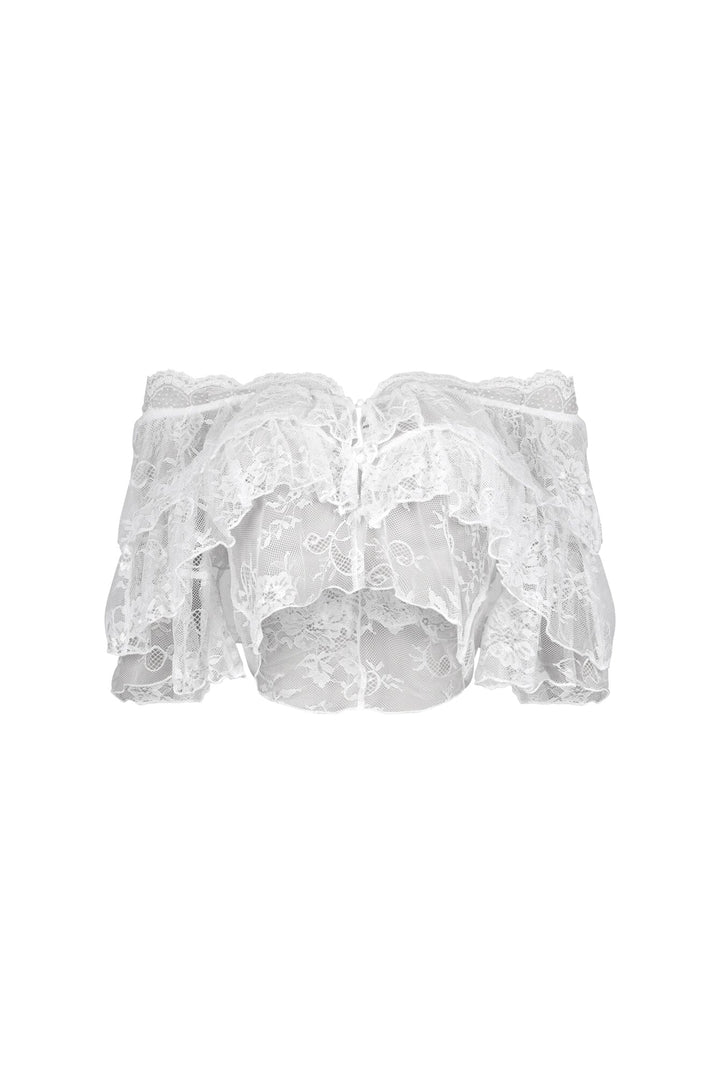 Eyo Floral Off Shoulder Lace Top