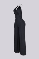 Zarael Silver Ring Neck Jumpsuit