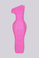 Orbit Ring Draped Midi Dress