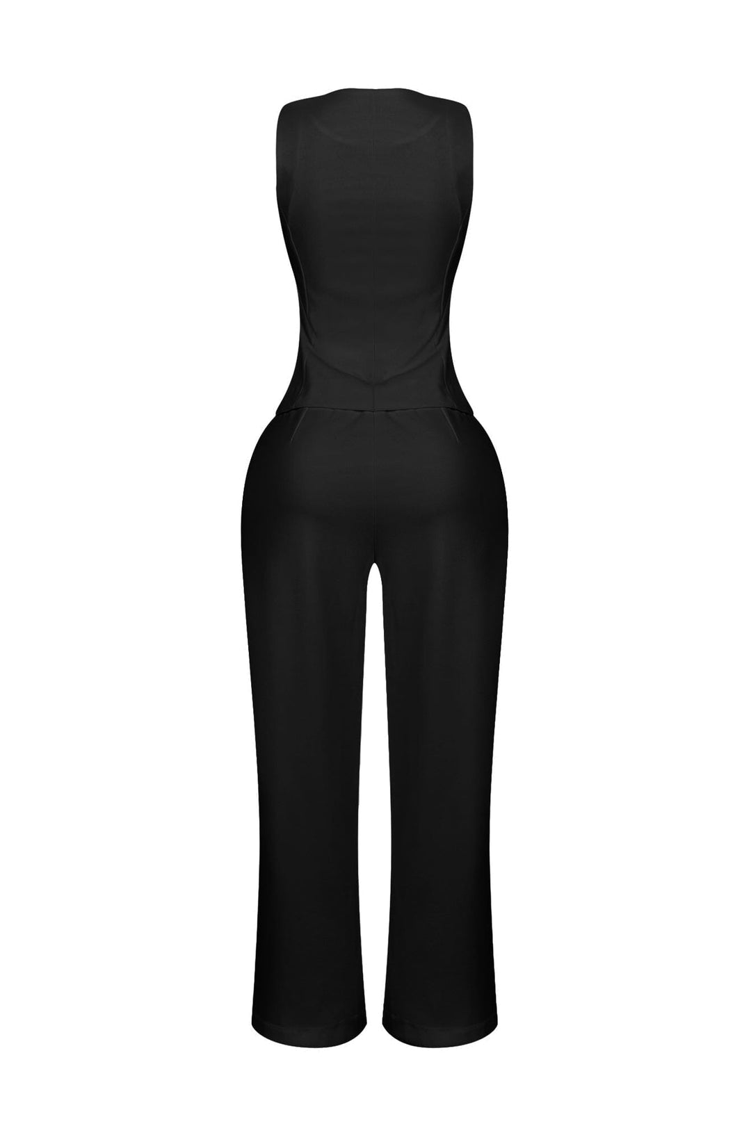 Teresita Button Up Vest Top &amp; Pants SET