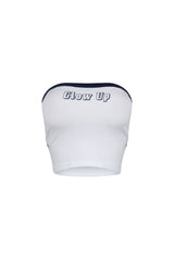 Glow Up Graphic Tube Top