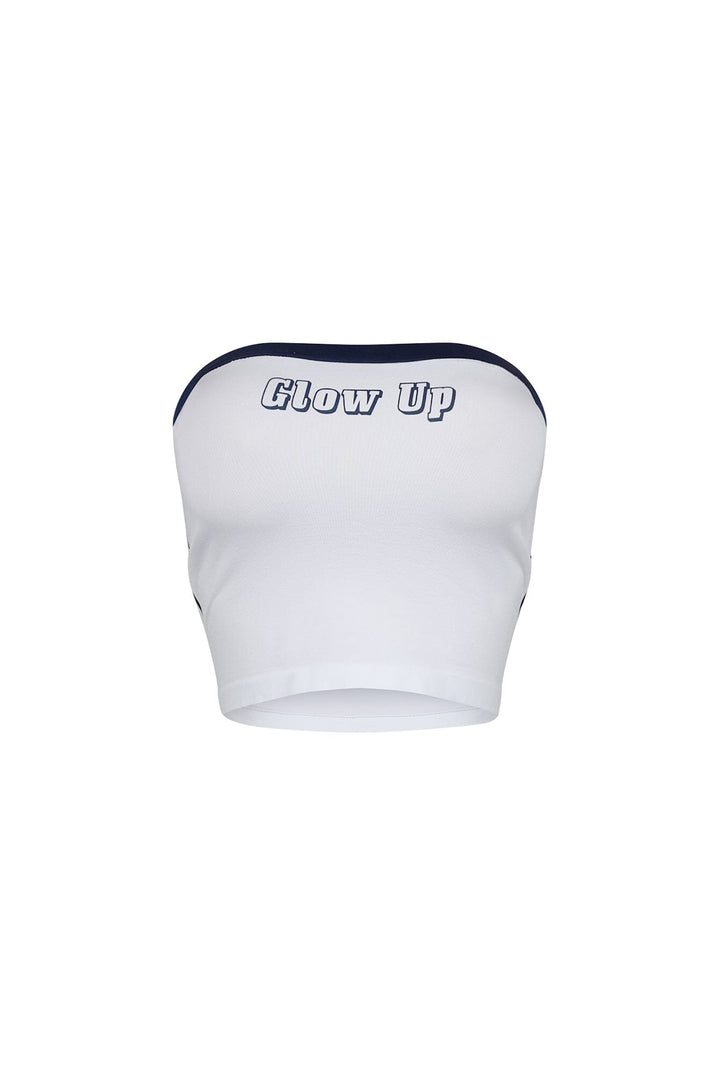 Glow Up Graphic Tube Top