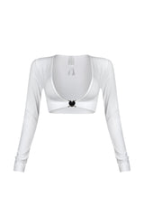Jayce Contour Clasp Long Sleeve Top